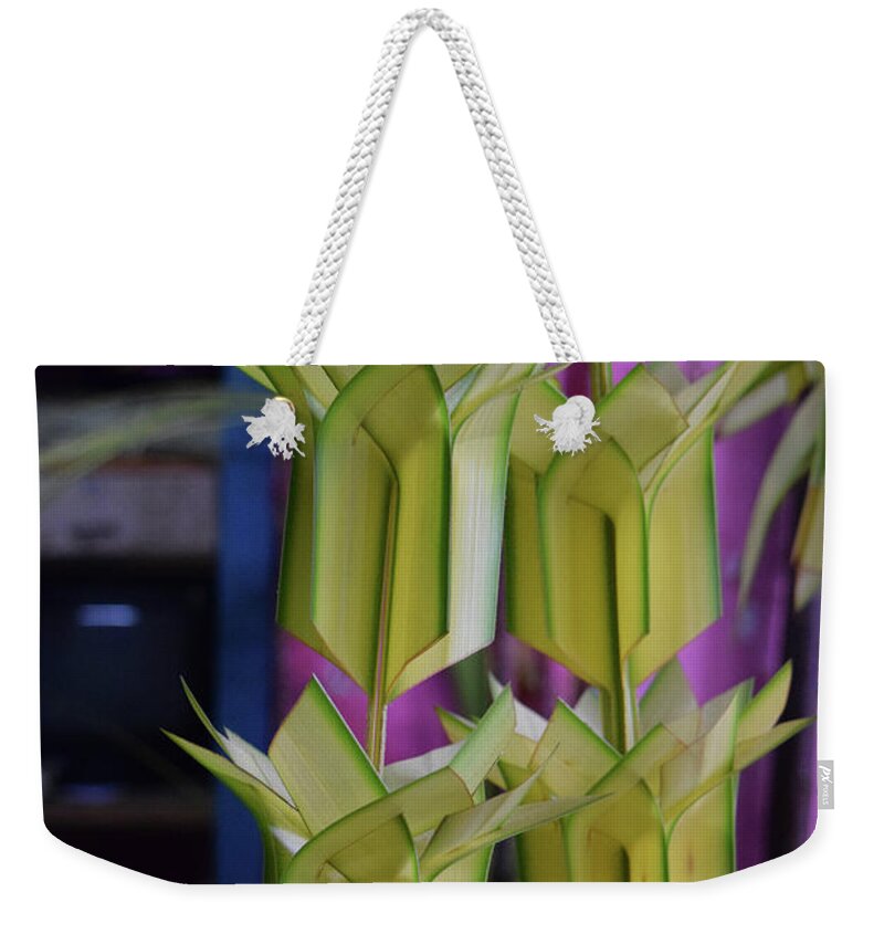 Floral Weekender Tote Bag featuring the photograph Floral Decoration by Mini Arora