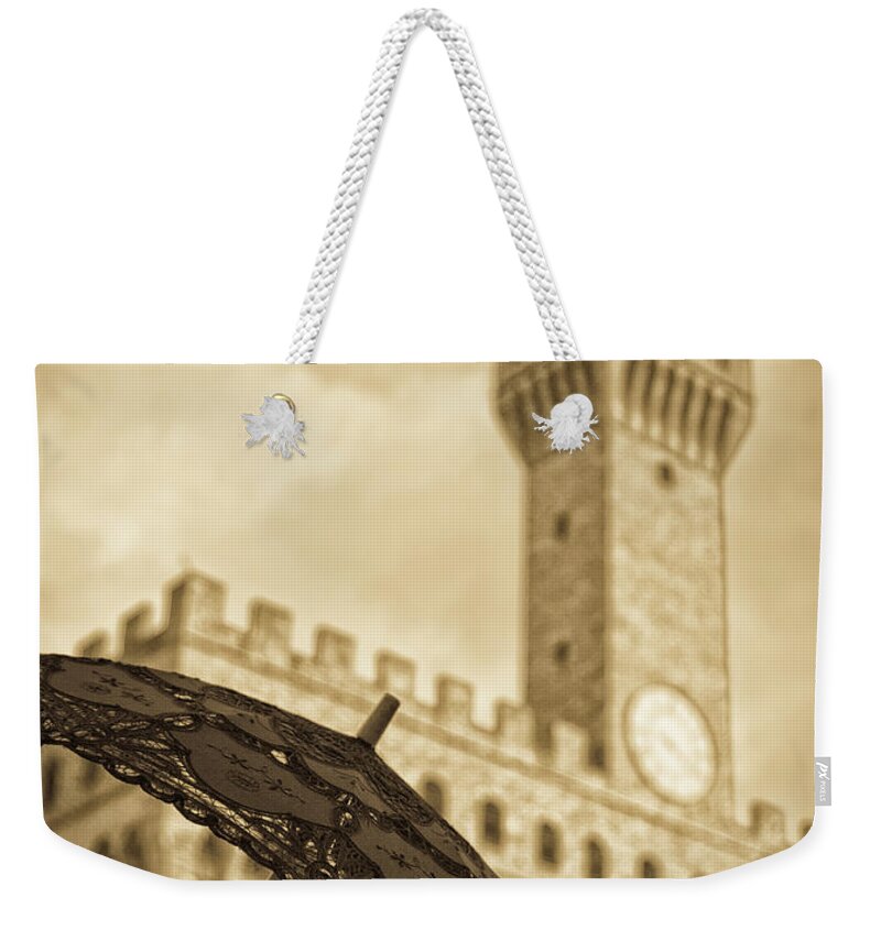 Florence Weekender Tote Bag featuring the photograph Florence by Lev Kaytsner