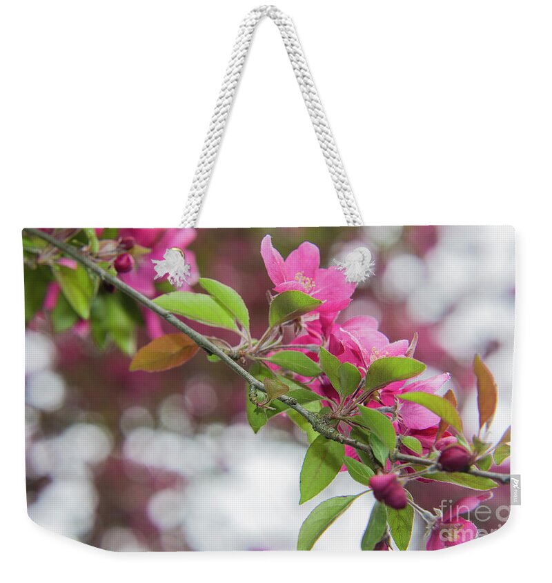 Flowers Weekender Tote Bag featuring the photograph Flower divider by Agnes Caruso