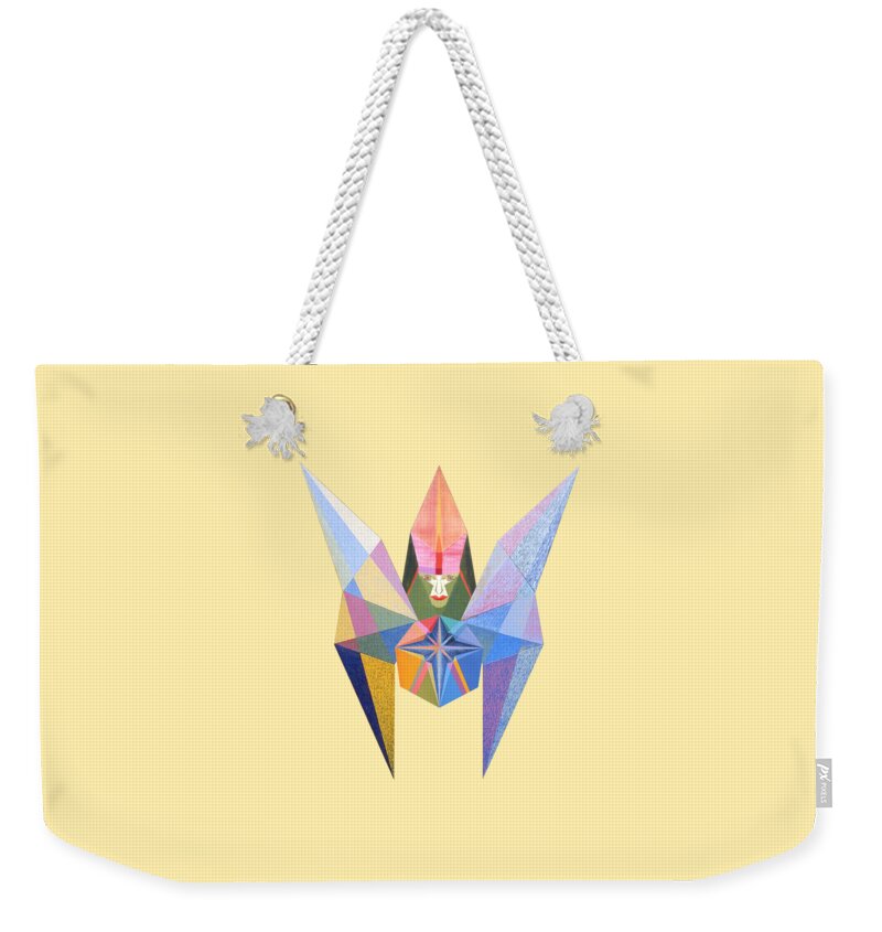 Art Weekender Tote Bag featuring the painting Flying Temperance Star by Michael Bellon