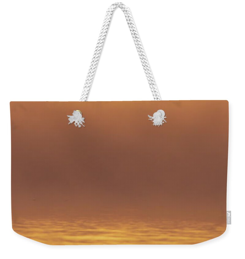 Central Florida Weekender Tote Bag featuring the photograph Foggy Wetlands Sunrise by Stefan Mazzola
