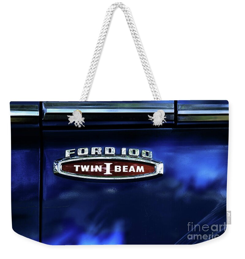 Ford Weekender Tote Bag featuring the photograph Ford Workhorse by Mike Eingle