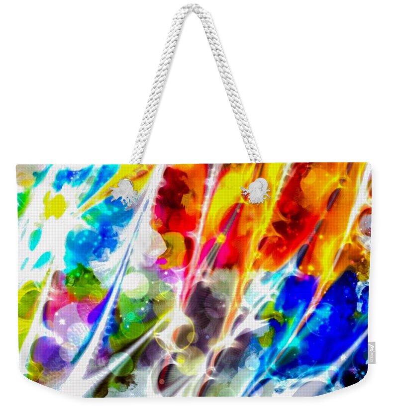 Wall Art Weekender Tote Bag featuring the digital art Forever Love by Callie E Austin