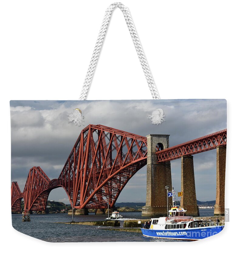 Touring Weekender Tote Bag featuring the photograph Forth Touring by Yvonne Johnstone