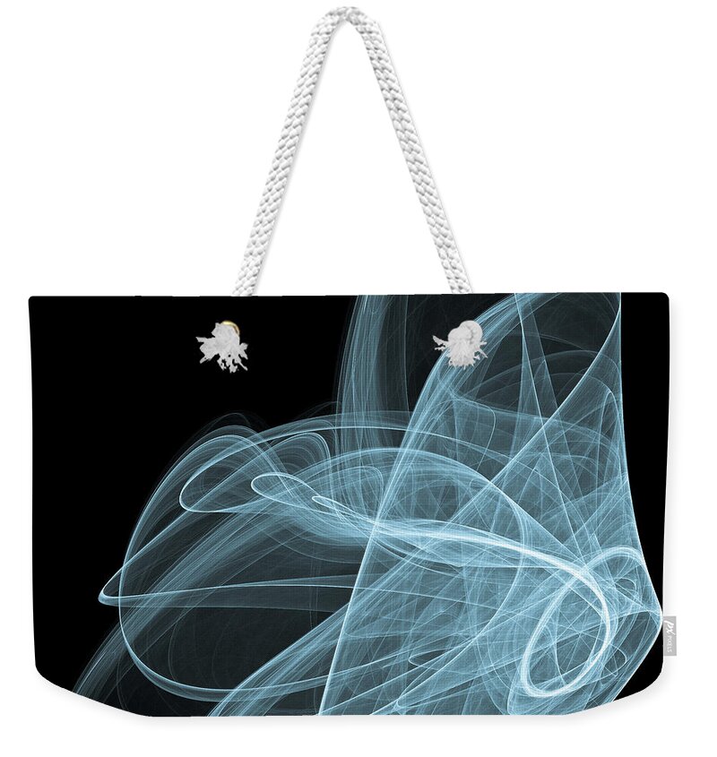 Black Color Weekender Tote Bag featuring the photograph Fractal Background by Instants