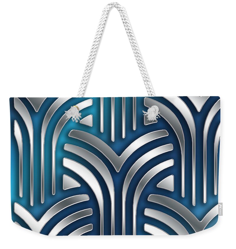 Staley Weekender Tote Bag featuring the digital art Frank Lloyd Wright Design 4 by Chuck Staley