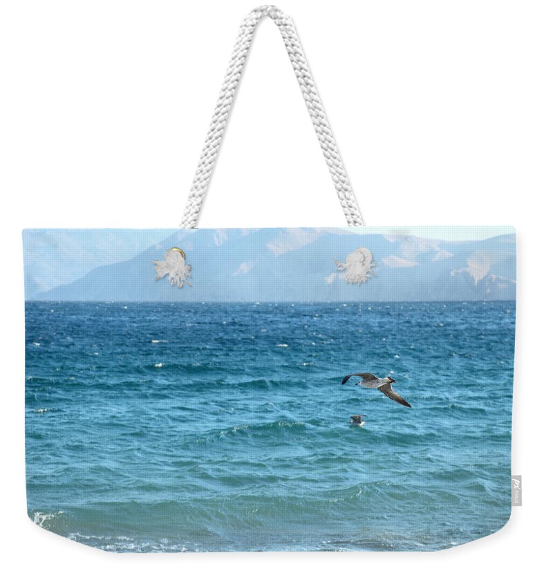 Water's Edge Weekender Tote Bag featuring the photograph Freedom by Vuk8691