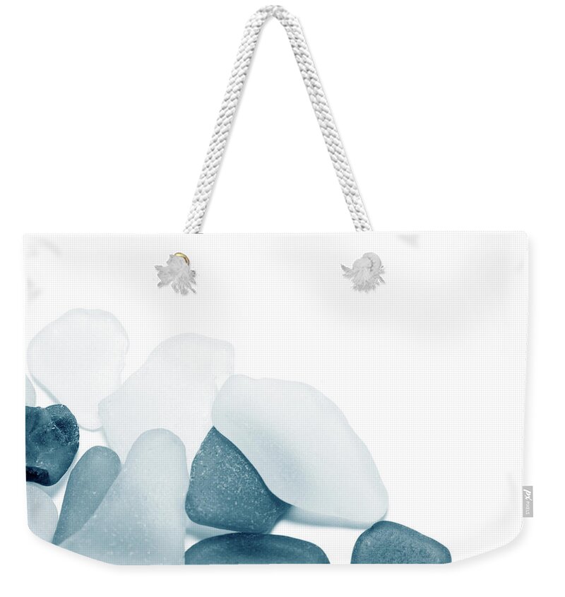 Cool Attitude Weekender Tote Bag featuring the photograph Fresh Glass Stones by Caracterdesign