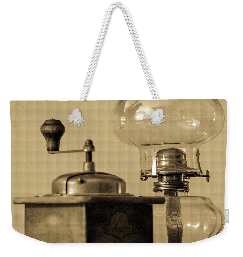 Antique Weekender Tote Bag featuring the photograph From The Old Days by Nick Mares