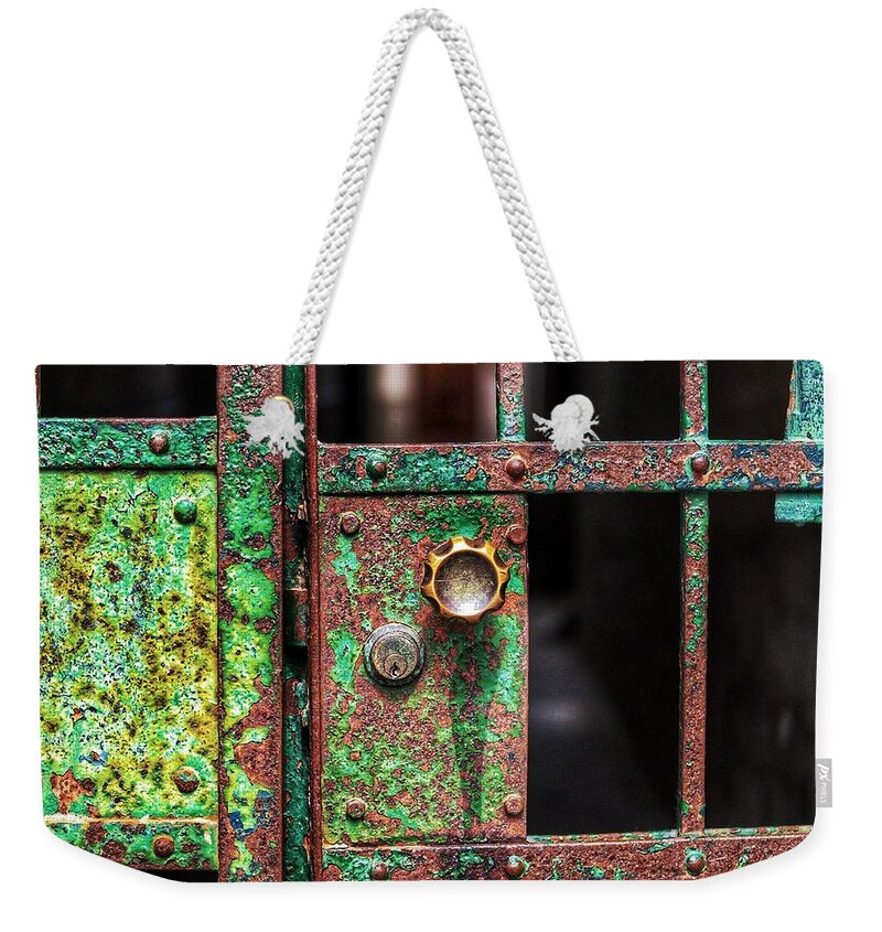  Weekender Tote Bag featuring the photograph Front Door by Al Harden
