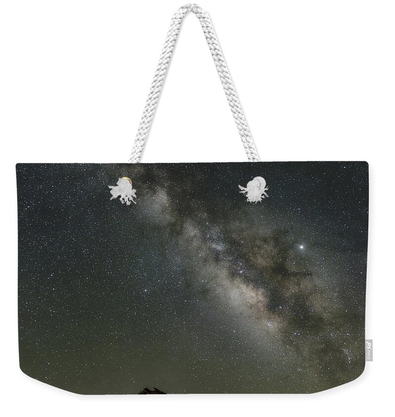 Milky Way Weekender Tote Bag featuring the photograph Front Porch Memories by James Clinich