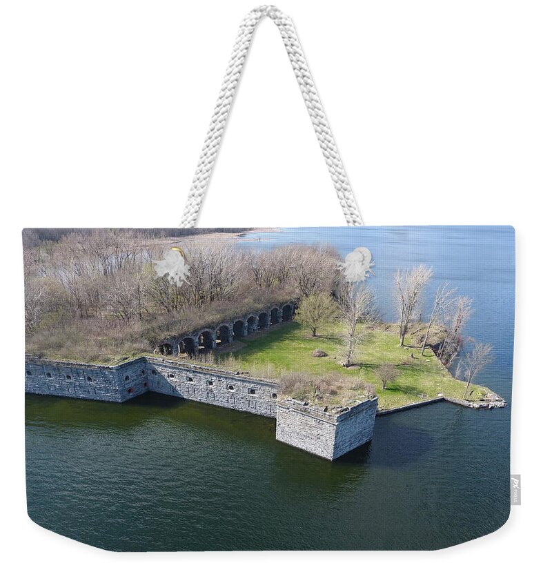  Weekender Tote Bag featuring the photograph Ft Montgomery In Spring by Jedidiah Thone