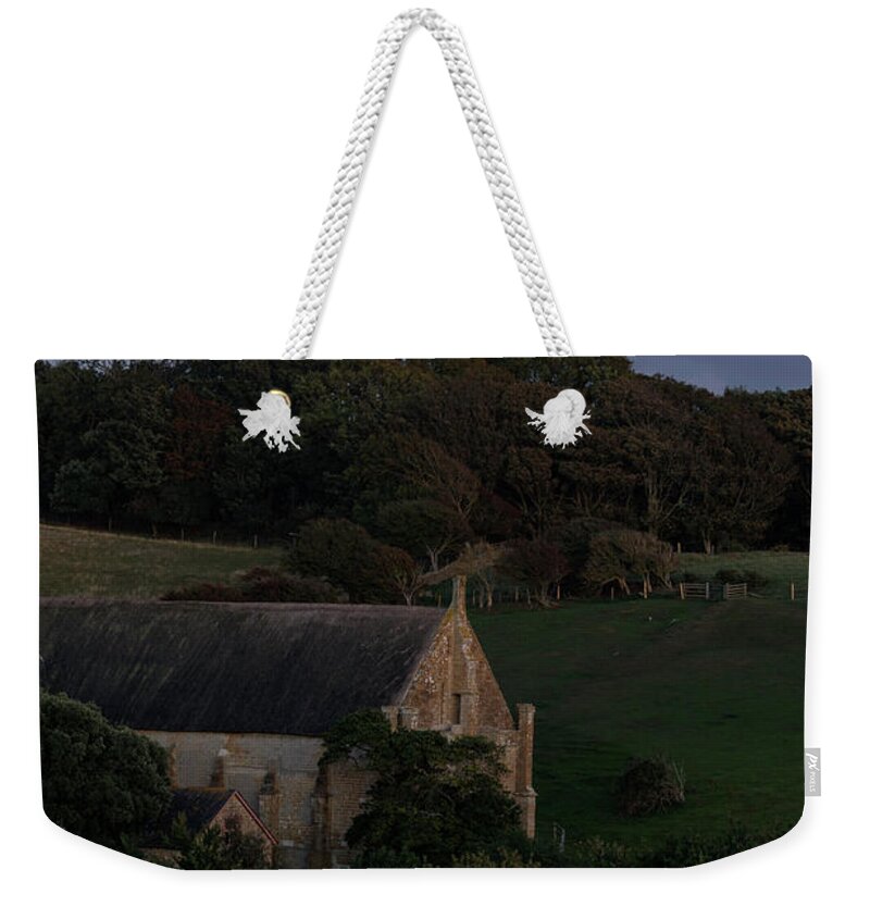 England Weekender Tote Bag featuring the photograph Full Moon by Joana Kruse