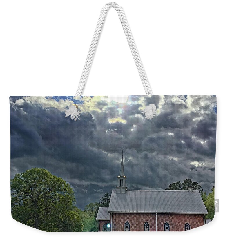 Funeral Weekender Tote Bag featuring the photograph Funeral for a Friend by Michael Frank