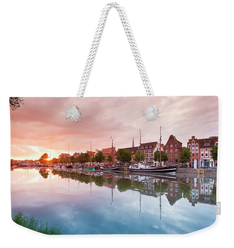 Old Town Weekender Tote Bag featuring the photograph Germany, Schleswig Holstein, Luebeck by Westend61