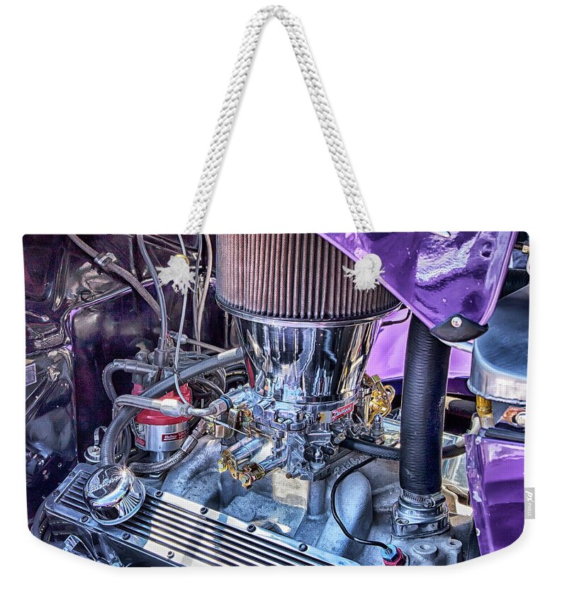Car Show Weekender Tote Bag featuring the photograph Get Your Motor Running by Theresa Tahara
