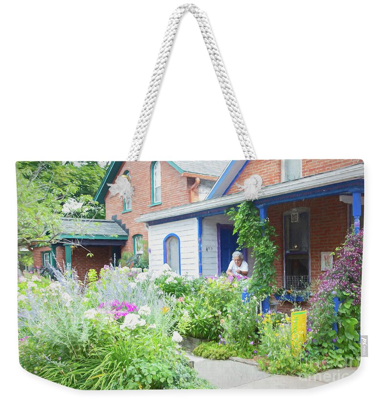 2019 Garden Walk Weekender Tote Bag featuring the photograph Getting Ready for Buffalo's Garden Walk 2019 by Marilyn Cornwell