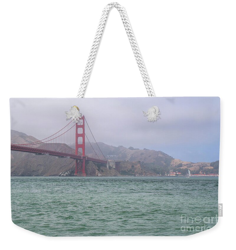 Golden Gate Bridge Weekender Tote Bag featuring the photograph Golden Gate Bridge II by Veronica Batterson