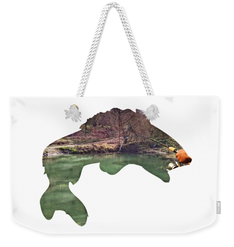 2d Weekender Tote Bag featuring the photograph Gone Fishing by Brian Wallace