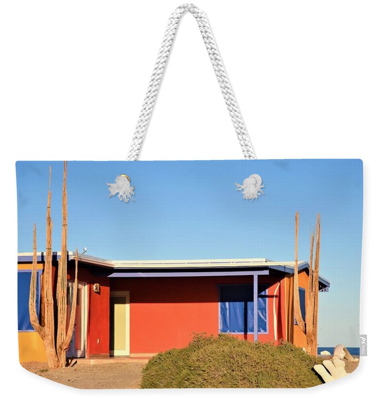 Gonzaga Bay Weekender Tote Bag featuring the photograph Gonzaga Bay, Baja by Lisa Dunn