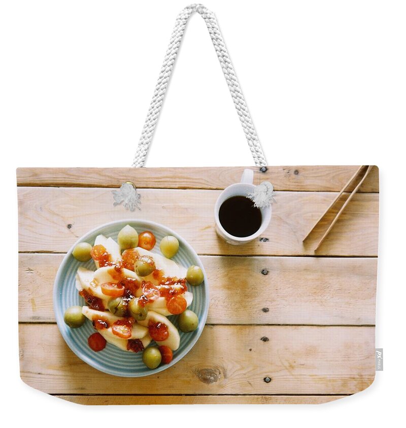 Breakfast Weekender Tote Bag featuring the photograph Good Breakfast by Bikeillo