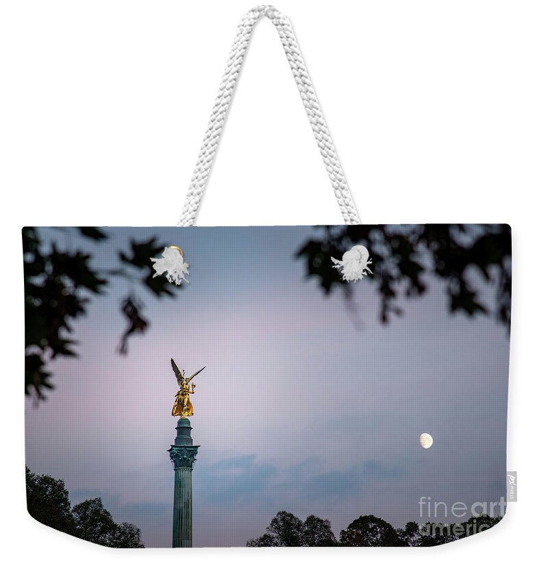 Bavaria Weekender Tote Bag featuring the photograph Good night Munich by Hannes Cmarits