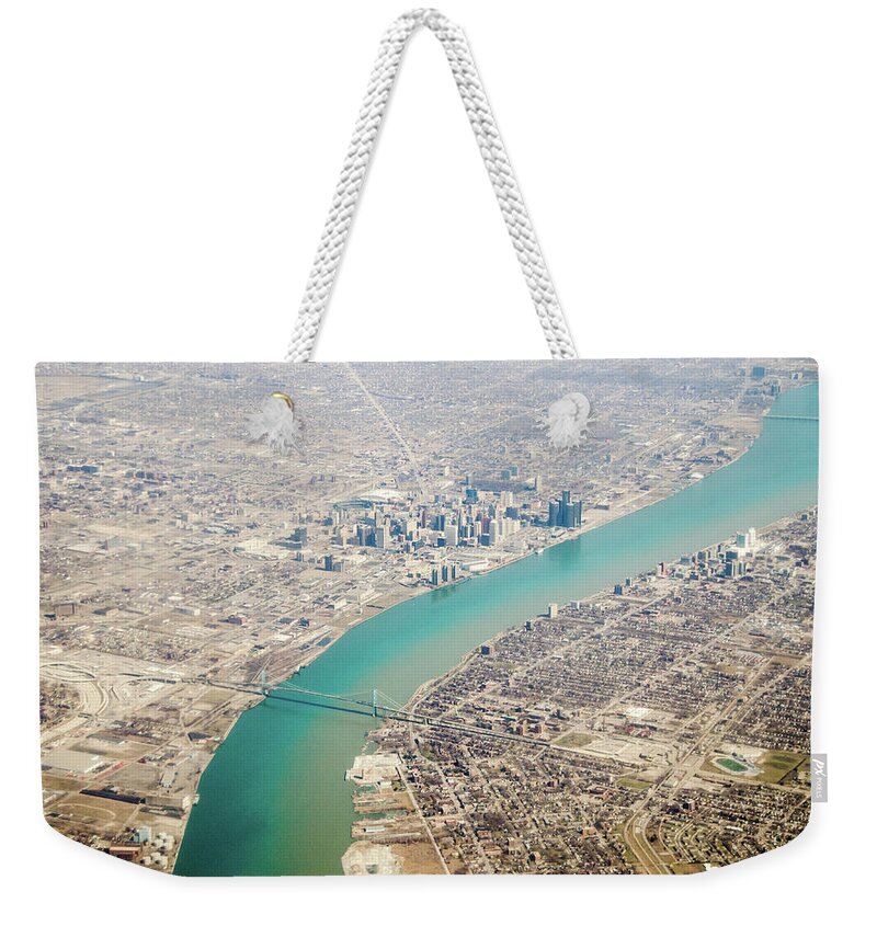 Scenics Weekender Tote Bag featuring the photograph Goodbye Detroit, Hello Florida by Jim Hunt / Jimhuntphoto.com