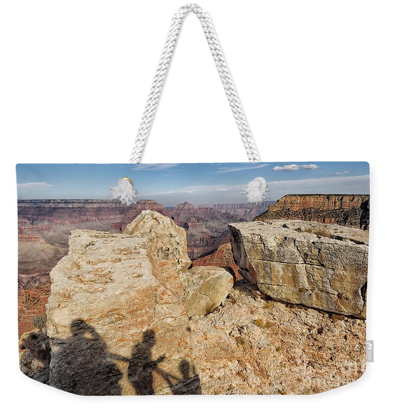Top Artist Weekender Tote Bag featuring the photograph Grand Canyon Silhouettes by Norman Gabitzsch