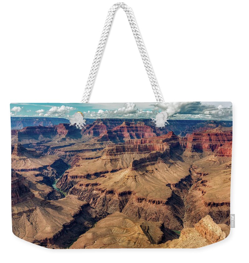 Arizona Weekender Tote Bag featuring the photograph Grand Canyon South Rim by Brenda Jacobs