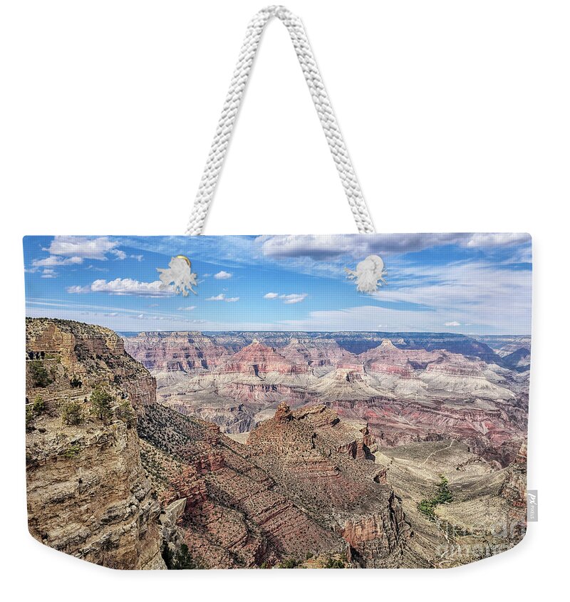 Top Artist Weekender Tote Bag featuring the photograph Grand Canyon South Rim Vista by Norman Gabitzsch