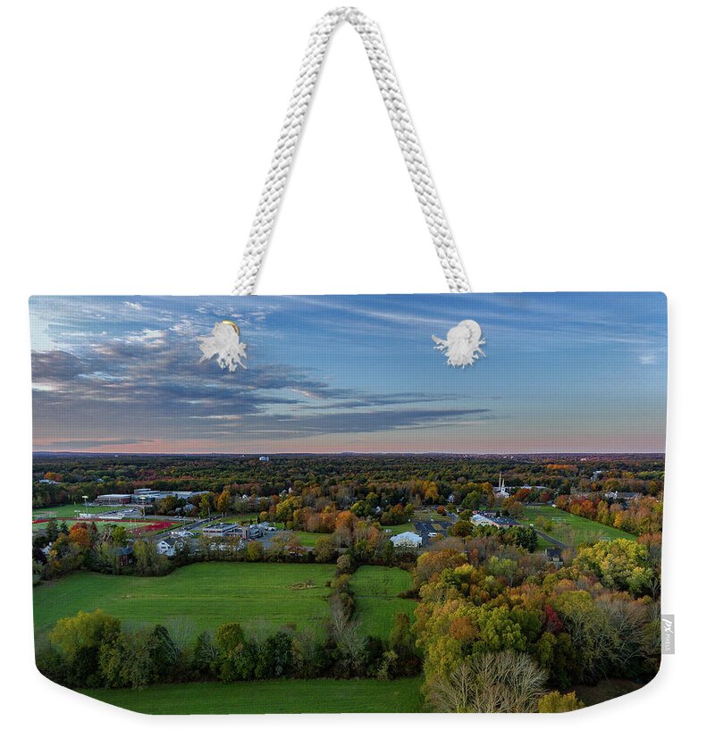 Grass Weekender Tote Bag featuring the photograph Green in the Fall by William Bretton
