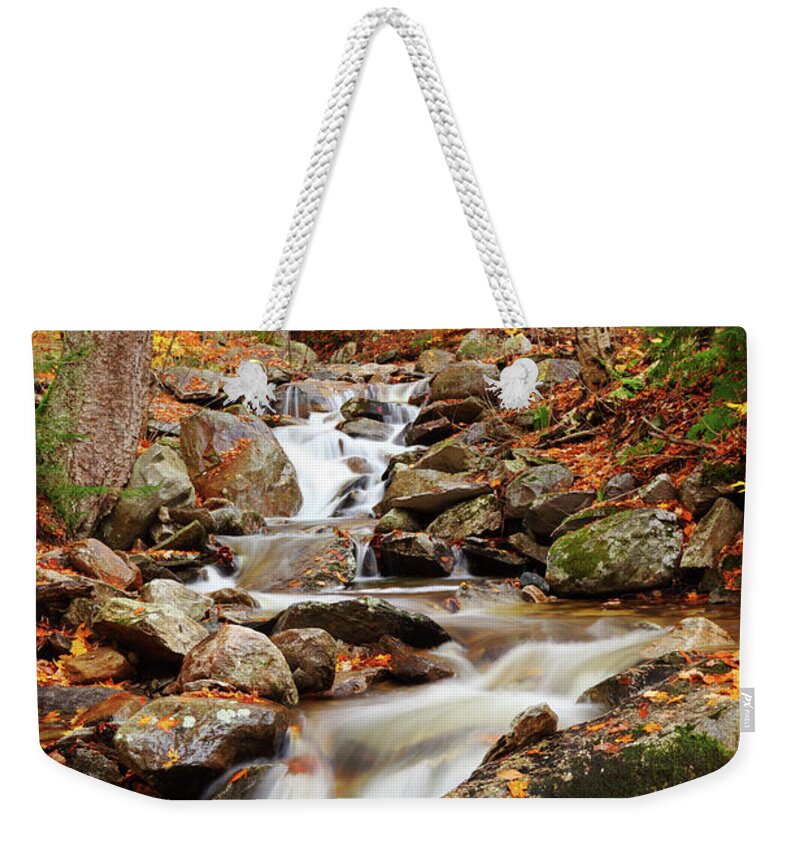 Tranquility Weekender Tote Bag featuring the photograph Green Mountains, Vermont by Jumper