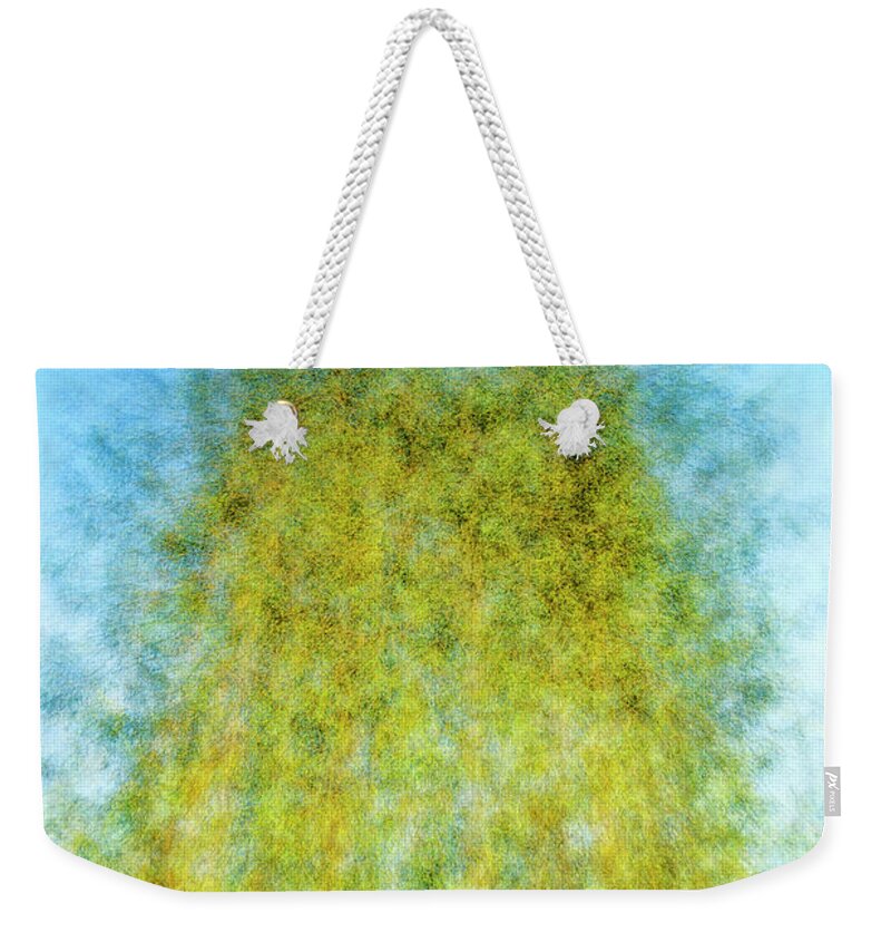 Tree Weekender Tote Bag featuring the photograph Green Towers by Joseph S Giacalone
