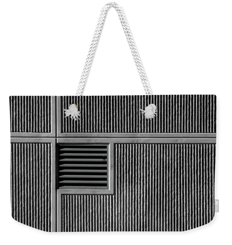 Urban Weekender Tote Bag featuring the photograph Grilles by Stuart Allen