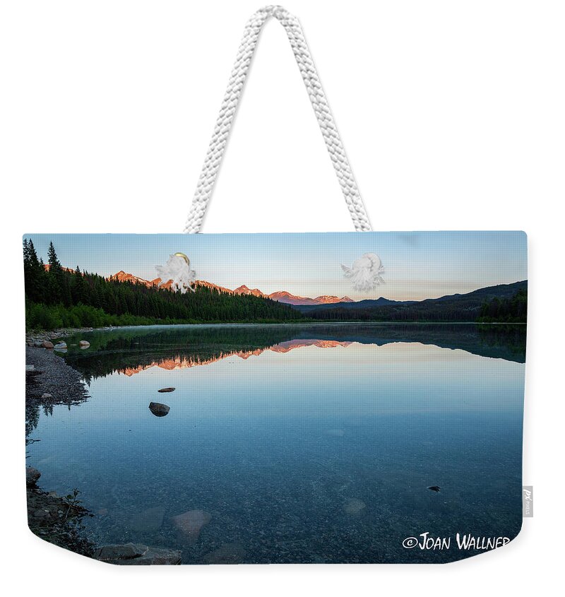 Blue Weekender Tote Bag featuring the photograph Grizzly Sunrise by Joan Wallner