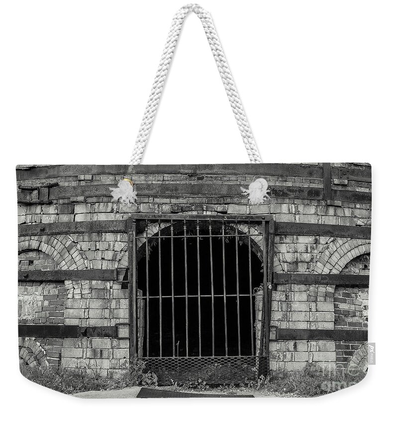 2014 Weekender Tote Bag featuring the photograph Guignard Kilns-3 by Charles Hite