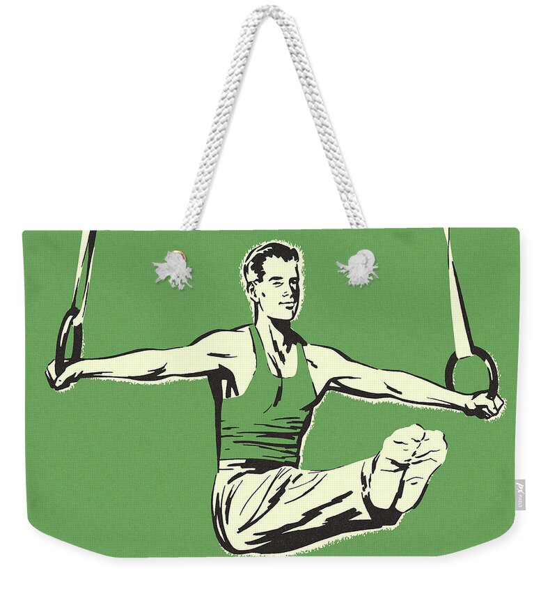 Gymnastic Rings Weekender Tote Bags