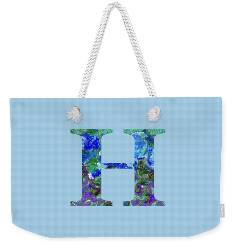 Home Decor Weekender Tote Bag featuring the digital art H 2019 Collection by Corinne Carroll