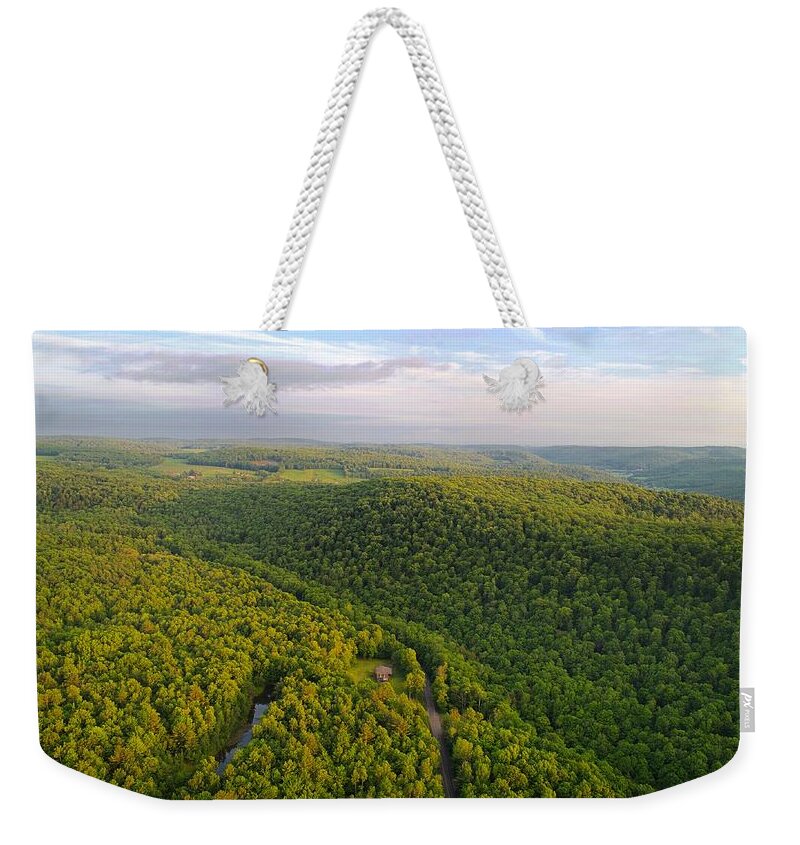 Hills Weekender Tote Bag featuring the photograph H I L L S by Anthony Giammarino