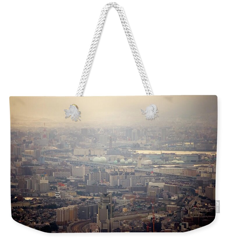 Tranquility Weekender Tote Bag featuring the photograph Hakozaki by Brian Kennedy