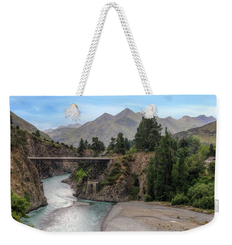 Hamner Springs Weekender Tote Bag featuring the photograph Hamner Springs - New Zealand by Joana Kruse