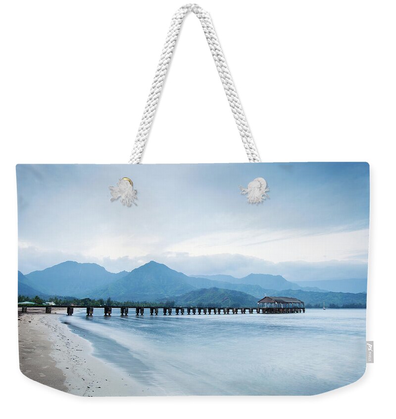 Scenics Weekender Tote Bag featuring the photograph Hanalei Hawai by M.m. Sweet