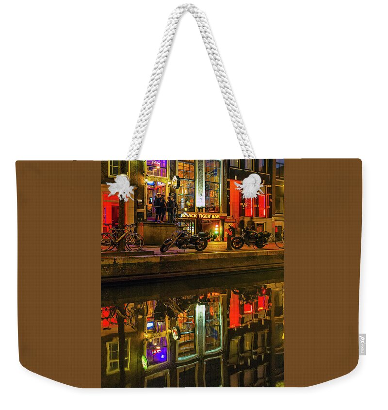 Amsterdam Weekender Tote Bag featuring the photograph Happy Hour by Ralf Rohner