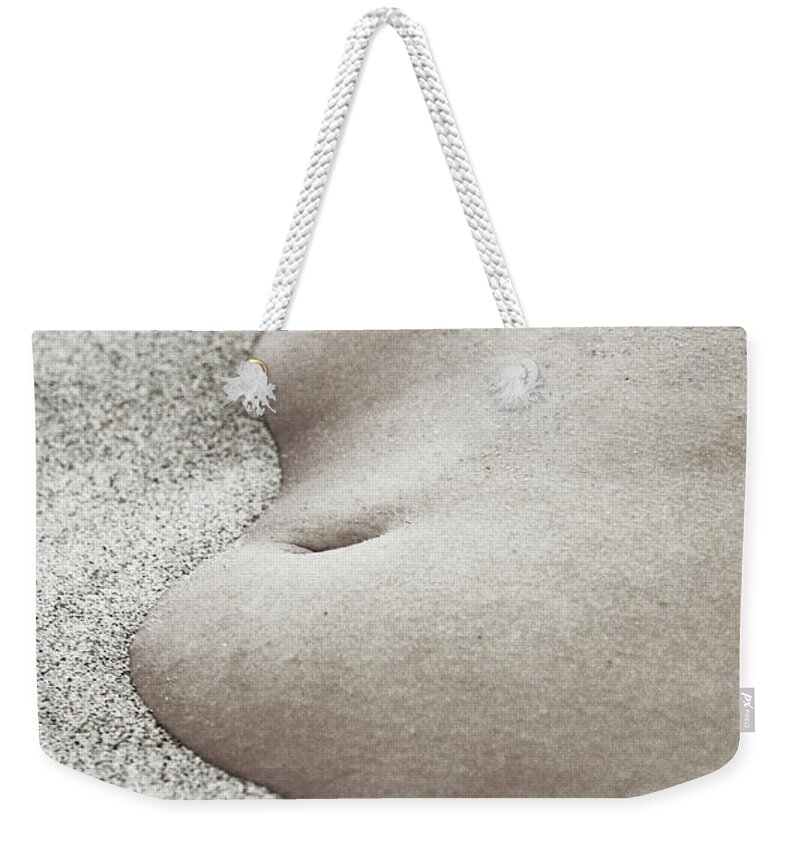 Sand Dunes Weekender Tote Bag featuring the photograph Happy Trails by Robert WK Clark