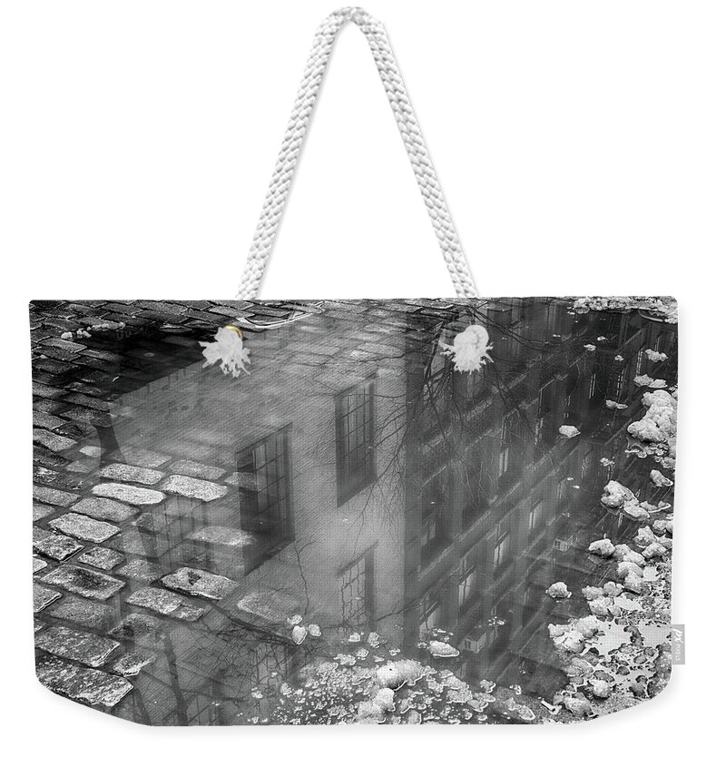 Water Weekender Tote Bag featuring the photograph Haunting Reflection by Cate Franklyn