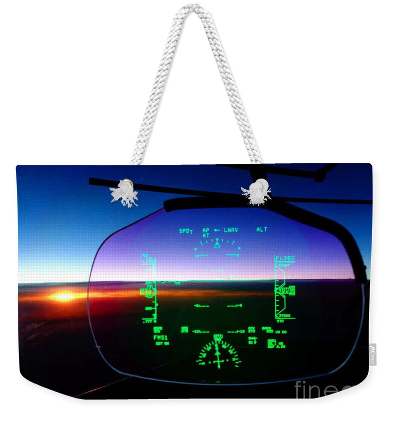 Hdg Weekender Tote Bag featuring the photograph Head Up Guidance by Thomas Schroeder