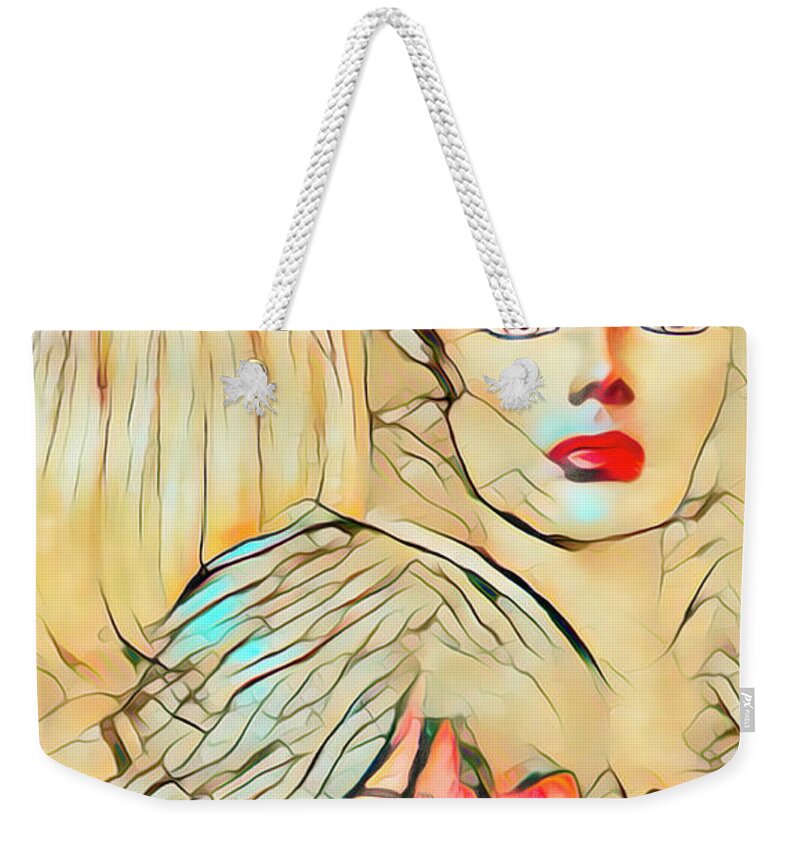 Impressionism Weekender Tote Bag featuring the photograph Heads Together 2 by Ginger Stein