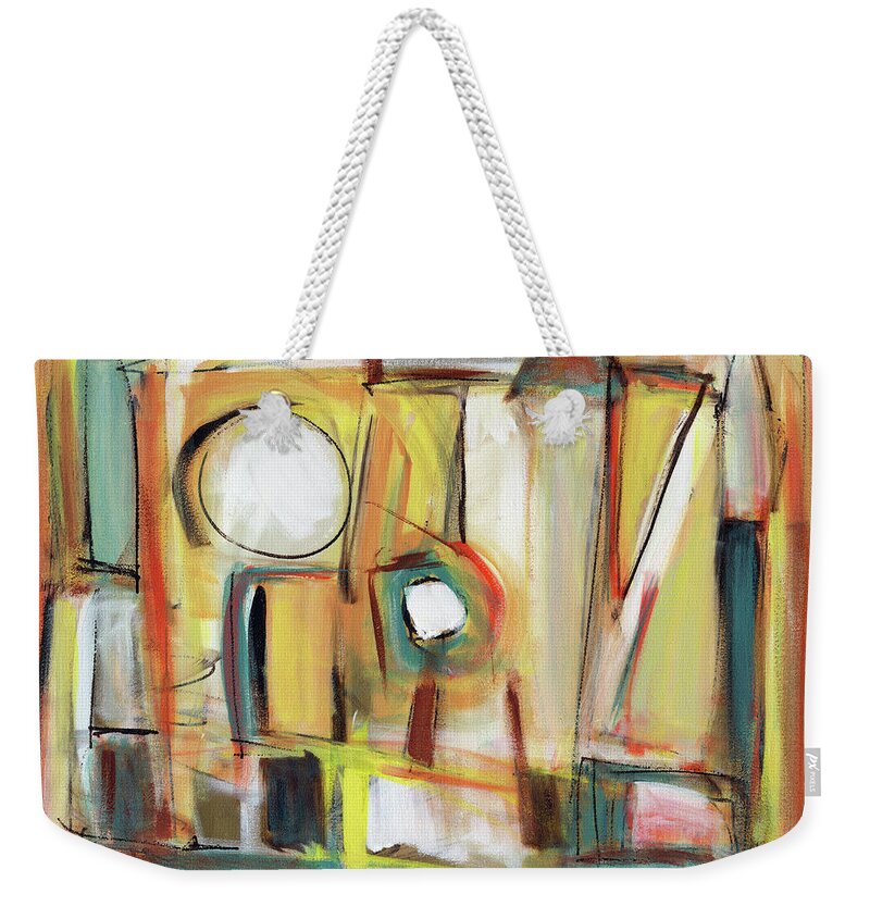 Contemporary Weekender Tote Bag featuring the painting Hearth And Home by Lynne Taetzsch