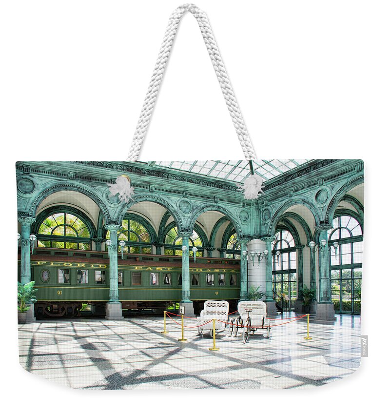 Museum Weekender Tote Bag featuring the photograph Henry Flagler Museum by John Black