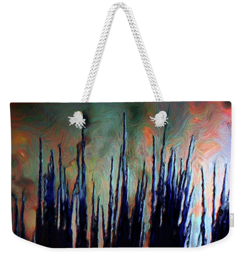  Weekender Tote Bag featuring the digital art Hiding in the Tall Grass by Rein Nomm